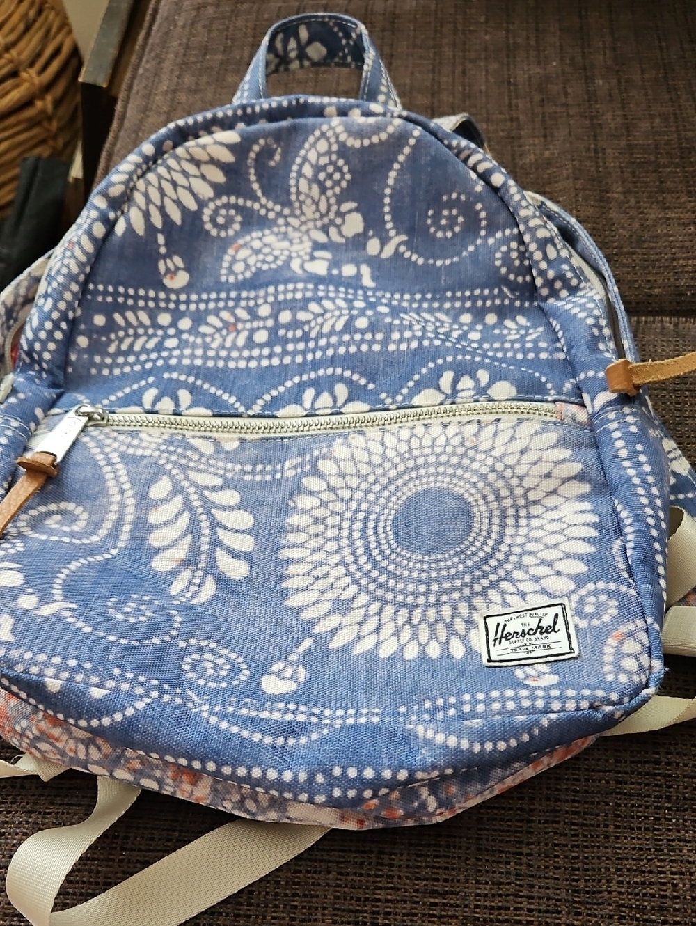 Herschel Supply Co Settlement Women's Chai Blue Mini Patterned Backpack